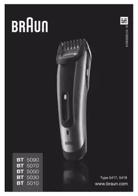 Notice BRAUN BT5050 Elektromos fűnyíró