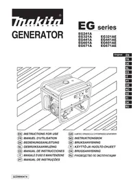 Notice MAKITA EG601A Groupe électrogène