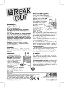 Notice MEGABLEU BREAK OUT Jeu de société