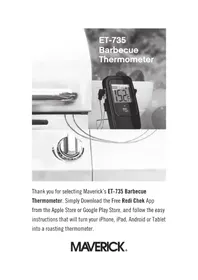 Notice Maverick ET735 Thermomètre pour aliments