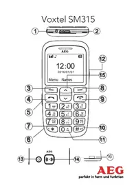 Notice BINATONE VOXTEL SM315 Smartphone