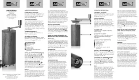 Notice AdHoc PROGRIND WOOD Moulin à sel/poivre