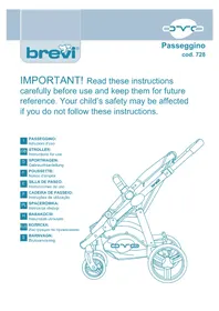 Notice Brevi OVO PASSEGGINO 089 Poussette