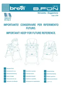 Notice Brevi B.FUN Chaise haute