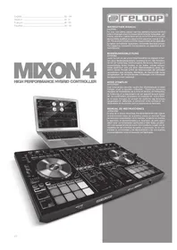 Notice Reloop MIXON 4 DJ Equipment