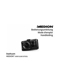 Notice MEDION E49018 Dashcam