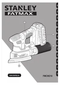 Notice STANLEY FMCW210 Lixadeira