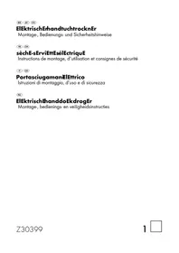 Notice SILVERCREST Z30399 Elektrische handdoekdroger