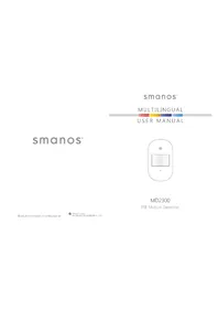 Notice smanos MD2300 PIR Détecteur de mouvements