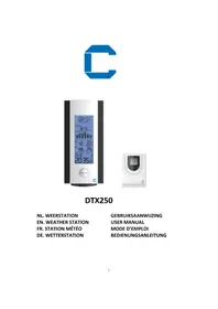 Notice Cresta DTX250 Station Météo