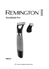 Notice REMINGTON DURABLADE PRO Rasoir