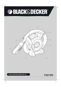 Notice BLACK & DECKER PAD1200 ручний пилосос
