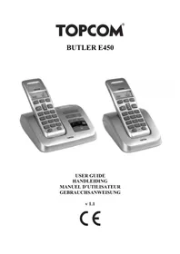 Notice TOPCOM BUTLER E450 Telefoon