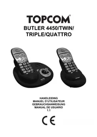 Notice TOPCOM BUTLER 4450 Telefoon