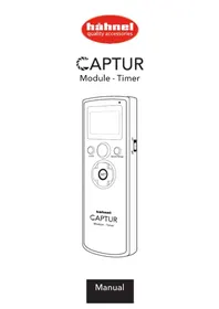 Notice Hähnel CAPTUR TIMER KIT Télécommande