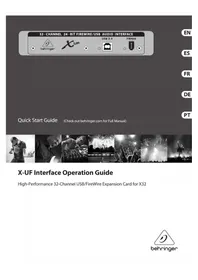 XUF Interface BEHRINGER
