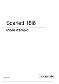 FOCUSRITE Scarlett 18i6 - Système hifi