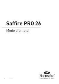FOCUSRITE Saffire PRO 26 - Système hifi