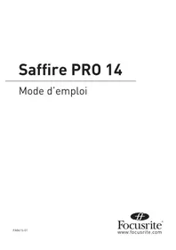 FOCUSRITE Saffire PRO 14 - Système hifi