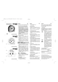 Notice TFA 60.1020 Sonneur d'alarme