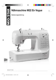 Notice MIO STAR M22 EN VOGUE Machine à coudre