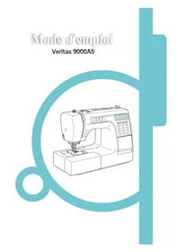 Notice CROWN VERITAS 9000A5 Machine à coudre
