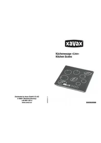 Notice Xavax LINN 92696 Balances de cuisine