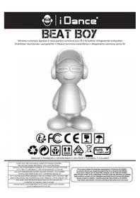 Notice iDance BEAT BOY BBL10 Station d'acceuil