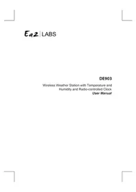 Notice Ea2 LABS DE903 Weather Station