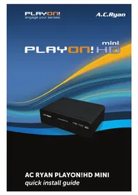 Playon!HD Mni ACRPV73200 AC Ryan