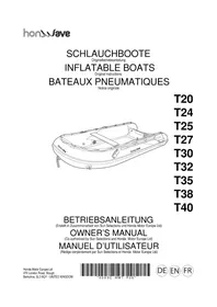 Notice Honda T27 Bateau pneumatique