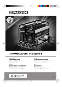 Notice PARKSIDE PSE 2800 B2 Générateur