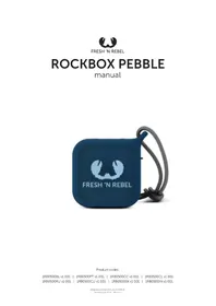 Notice FRESH N REBEL ROCKBOX PEBBLE Station d'acceuil