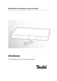 Notice Teufel CINEBASE Barre de son