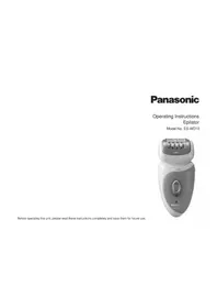 PANASONIC ESWD10 - Epilaattori