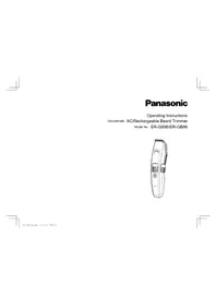 Notice PANASONIC ERGB86 Sakal düzeltici