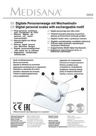 Notice MEDISANA PS 405 Waagen