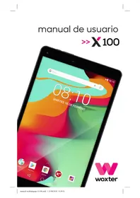 Notice WOXTER X100 Tablette