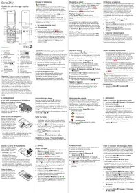 Notice DORO 2414 Smartphone