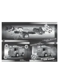 Notice Dickie HAPPY SCANIA FIRE ENGINE Jouets