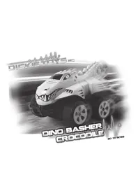 Notice Dickie DINO BASHER CROCODILE Jouets