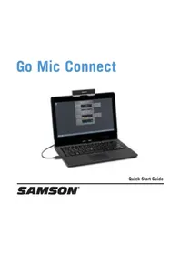 Notice SAMSON GO MIC CONNECT Microphone
