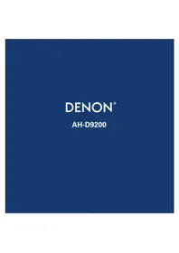 Notice DENON AHD9200 écouteurs