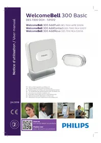 Notice PHILIPS DES7300DCH Sonnette de portes