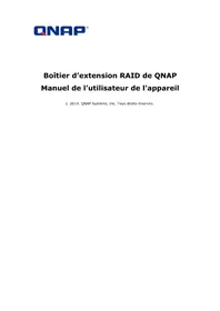 Notice QNAP REXP1000 PRO Baie de disques