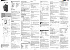 Notice MUSE M1915 DJ Haut-parleur