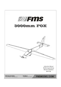 Notice FMS FOX GLIDER Jouet radiocommandé