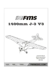 Notice FMS J3 CUB V3 Jouet radiocommandé