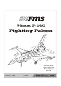 Notice FMS F16C FIGHTING FALCON Jouet radiocommandé