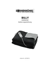 Notice Sonnenkönig BILLY Heated blanket/cushion